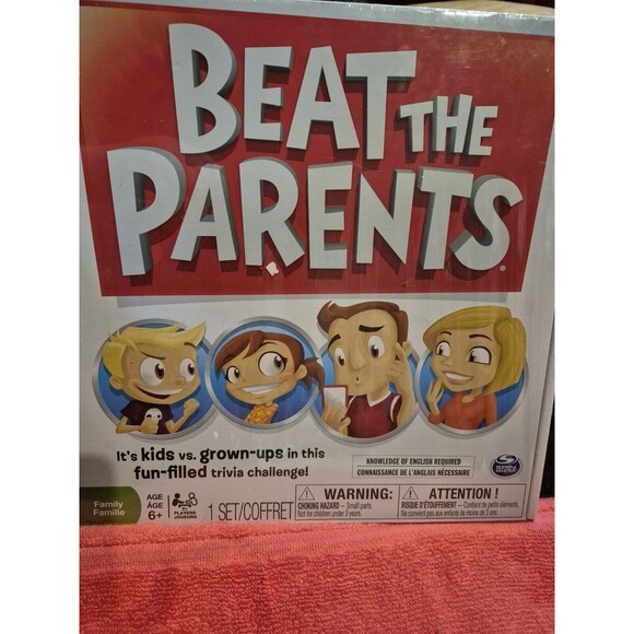 Beat The Parents Classic Family Trivia Game, Kids vs Parents for Ages 6 and up - Picture 1 of 2